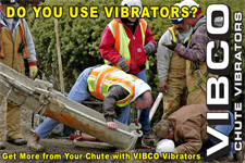 VIBCO Concrete Chute Vibrator Postcard #2